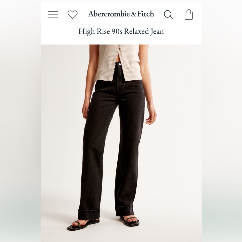 Abercrombie relaxed jeans - size 26/2R